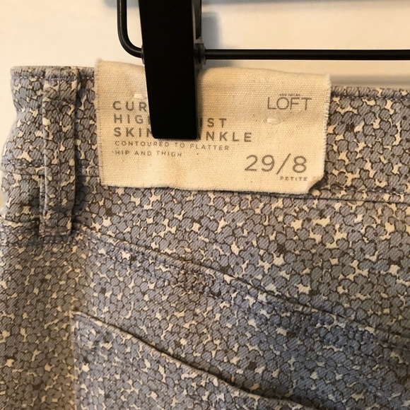 Ann Taylor Loft Floral Print Jeans - Picture 5 of 5